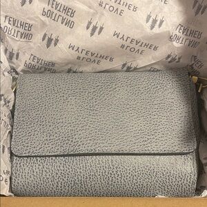 Portland Leather Medium Metro Crossbody - Fog